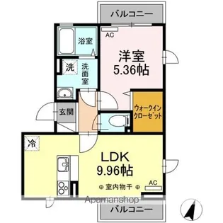 エクセル マルヤマ【3階】の間取り