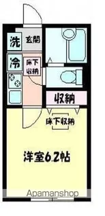 プラナス富岡【102号室】の間取り