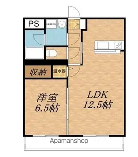 グランコート駒ヶ根【202号室】の間取り