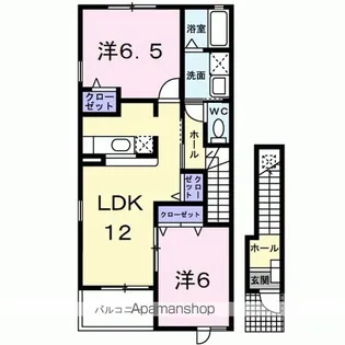 アンジュ【2階】の間取り