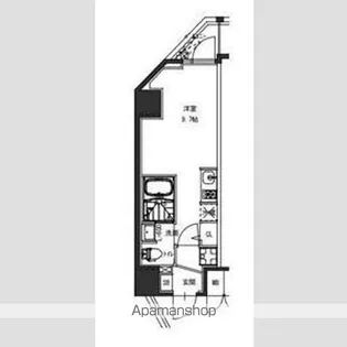 SーRESIDENCE駒込六義園【2階】の間取り