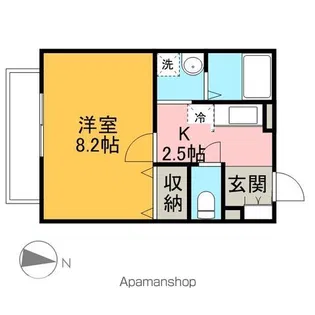 エルメゾン市ヶ尾【105号室号室】の間取り
