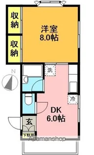 ハイムS&G【202号室】の間取り