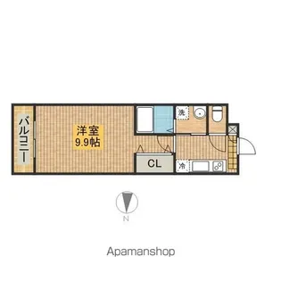 リシュドール鶴舞公園【12階】の間取り
