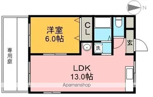 ハイツA【1階】の間取り