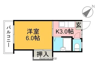 春野ハイツ【2階】の間取り