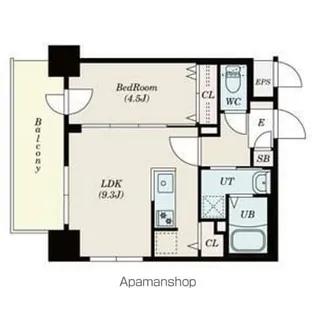 プライマル札幌桑園【3階】の間取り