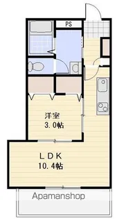 L・RADICE(エル・ラディーチェ)【4階】の間取り