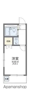 レオパレス赤池【2階】の間取り