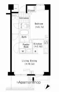 PRIME URBAN 東中野 COURT【2階】の間取り