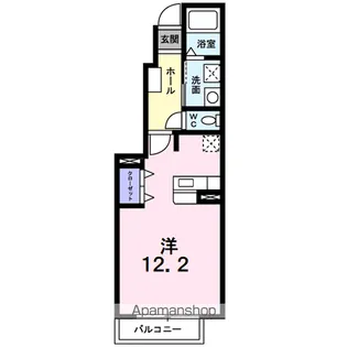ロジュマンE【1階】の間取り
