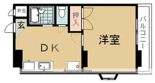 パークハイツ藤原【2階】の間取り