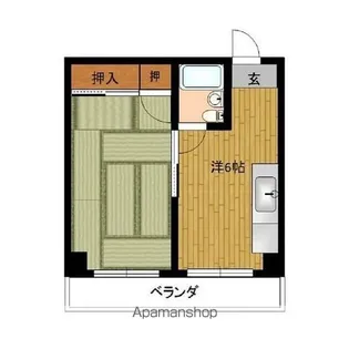 第1アリストマンション【7階】の間取り