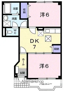 フェアリーランド B【1階】の間取り
