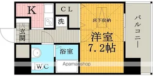 W.O.B MIKUNI【802号室】の間取り