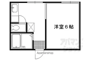 メゾンワイズ【210号室】の間取り