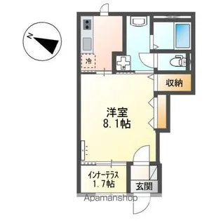 ラ・リノ【103号室】の間取り