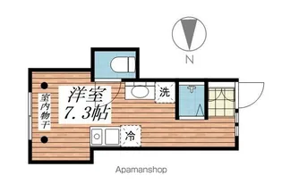 カーサビアンカ高松【1階】の間取り