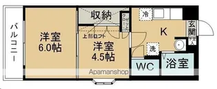 ル・レーヴ・アイ雨宮【208号室】の間取り