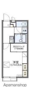 レオパレスパゴダ【2階】の間取り