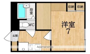 レオパレスシプレ2【2階】の間取り