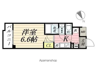 LA DOUCEUR鶴見【9階】の間取り