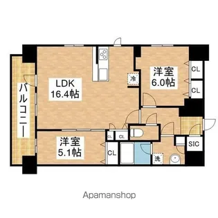 プレサンスジェネ千種内山【903号室】の間取り