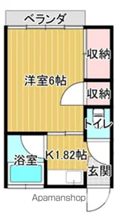 サンエイトハイツ【2階】の間取り