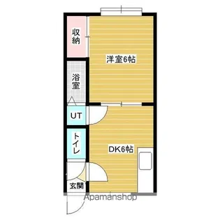 シティハイツA【1階】の間取り