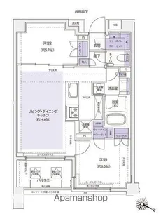 KDXレジデンス横濱紅葉坂【6階】の間取り