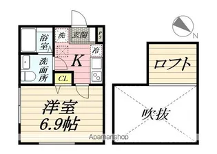 カトリエム湘南藤沢【2階】の間取り