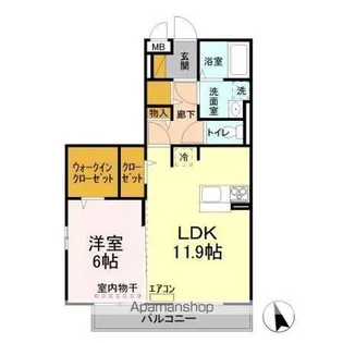 リヴェール A【3階】の間取り