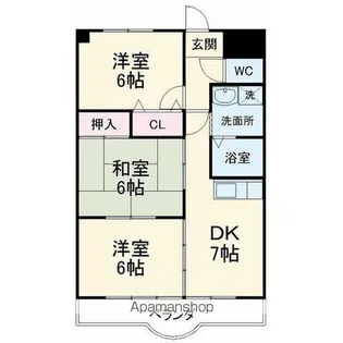 アクシス12【3階】の間取り