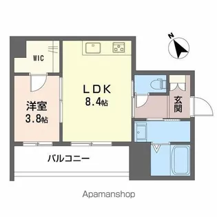 SHMプリミエール鳥飼八幡宮【3階】の間取り