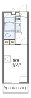 レオパレスエスト久が原【2階】の間取り