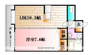 ガーデンヒルズ【2階】の間取り