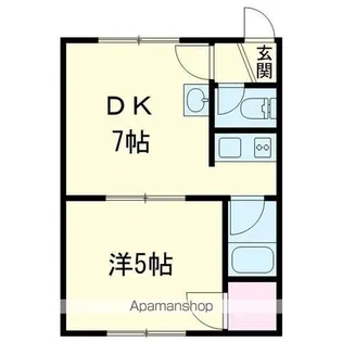 クリスタルハウスハピネスD【103号室】の間取り