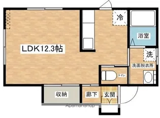 レインボーパレスT【201号室】の間取り