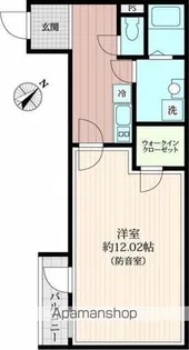 「防音マンション」AMI東池袋【1階】の間取り