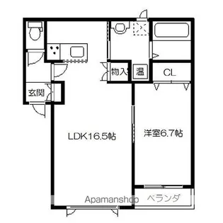 EASTGARDENⅠ【3階】の間取り