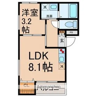 オウルージュ鶴里駅前【2階】の間取り