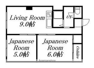 サッポロユニオンハイツ【9階】の間取り