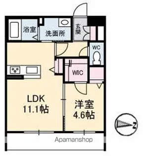 シャーメゾン・ソナーレ・カンパーナ【2階】の間取り