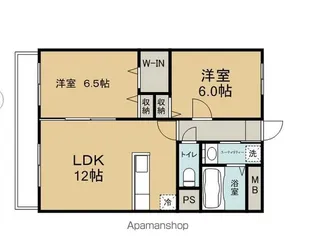 紅雲(コウウン)【1階】の間取り