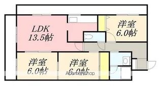 ハイツアメニティ【201号室】の間取り