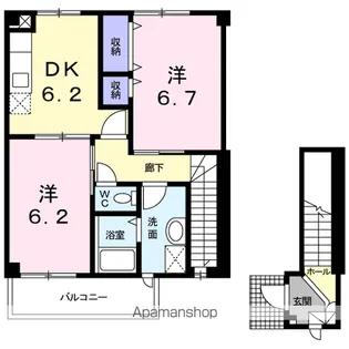 アベニール・T&M【2階】の間取り