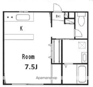 プチメゾン下馬【2階】の間取り
