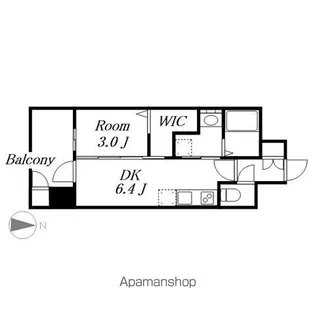 エステムコート名古屋セントリア【4階】の間取り