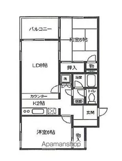 ピエタテール富士見【1階】の間取り