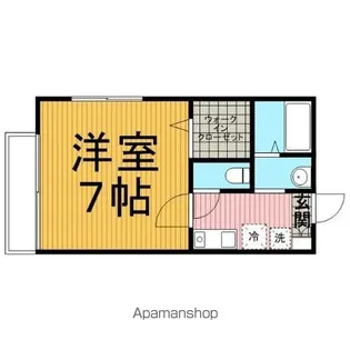 マ・メゾン鹿沼台【201号室】の間取り
